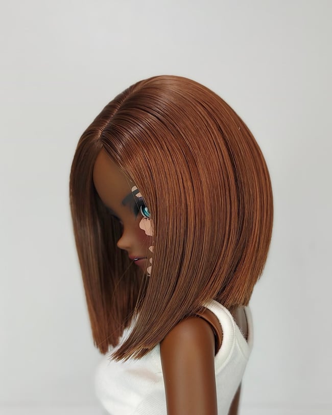 Dark Golden Brown Lob