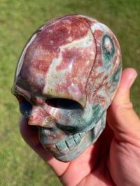 Image 2 of Ocean Jasper Skull #1760