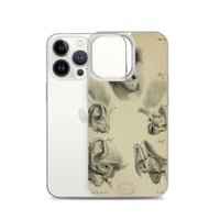 Image 21 of Vintage Book Page Anatomical Illustration Human Ear Clear Case for iPhone®