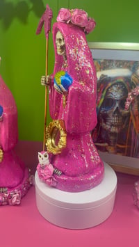 Image 2 of     Pretty in Pink: Santa Muerte