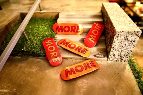 Image of More Fingerbard Premium Deck "Big logo Split Ply"