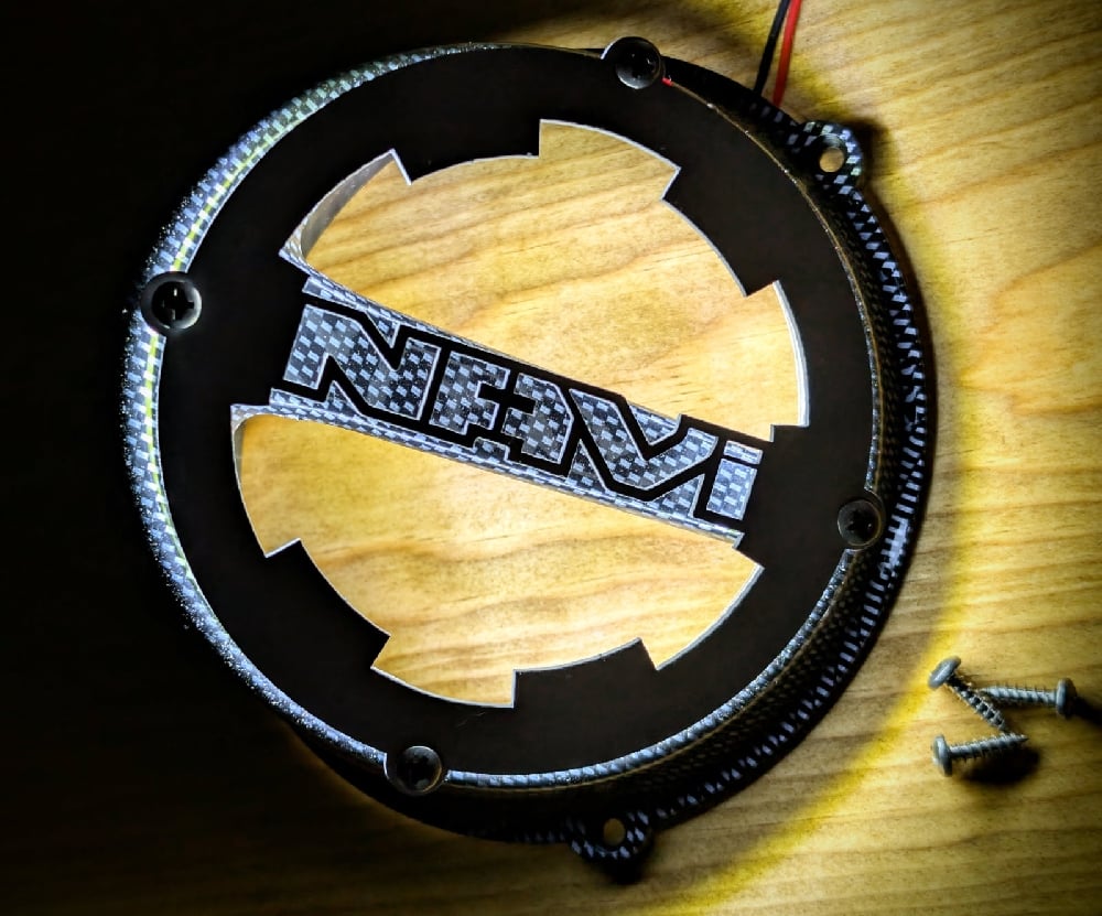 NAVi 110 Carbon LED Halo Fan Air and Cover Kit