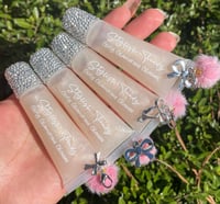 Image 1 of *BLINGALISCOUS Gloss Keychain* “Wishes” Iridescent Strawberry Scented Gloss!