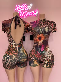 Image 2 of Cheetah romper