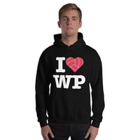 Image 4 of I Love Water Polo Hoodie Dark Colors - Adult