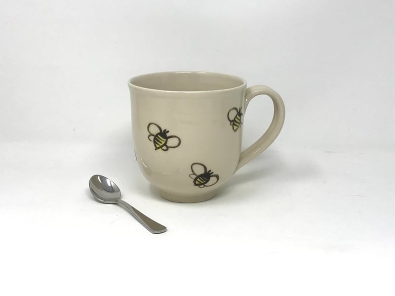 Image of Large Bee Decorated Mugs