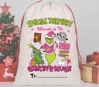 Pink Whoville Santa sack -PRE ORDER