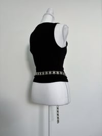 Image 3 of Vintage silver chain belt