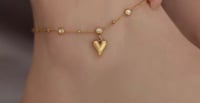 Image 2 of Heart Anklet 