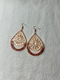 Image 4 of Resin Sun Earrings 