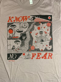 Image 2 of Know No Fear slate grey tee