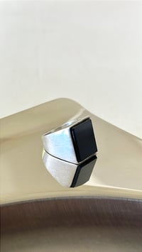 Image 3 of Bague argent et onyx 