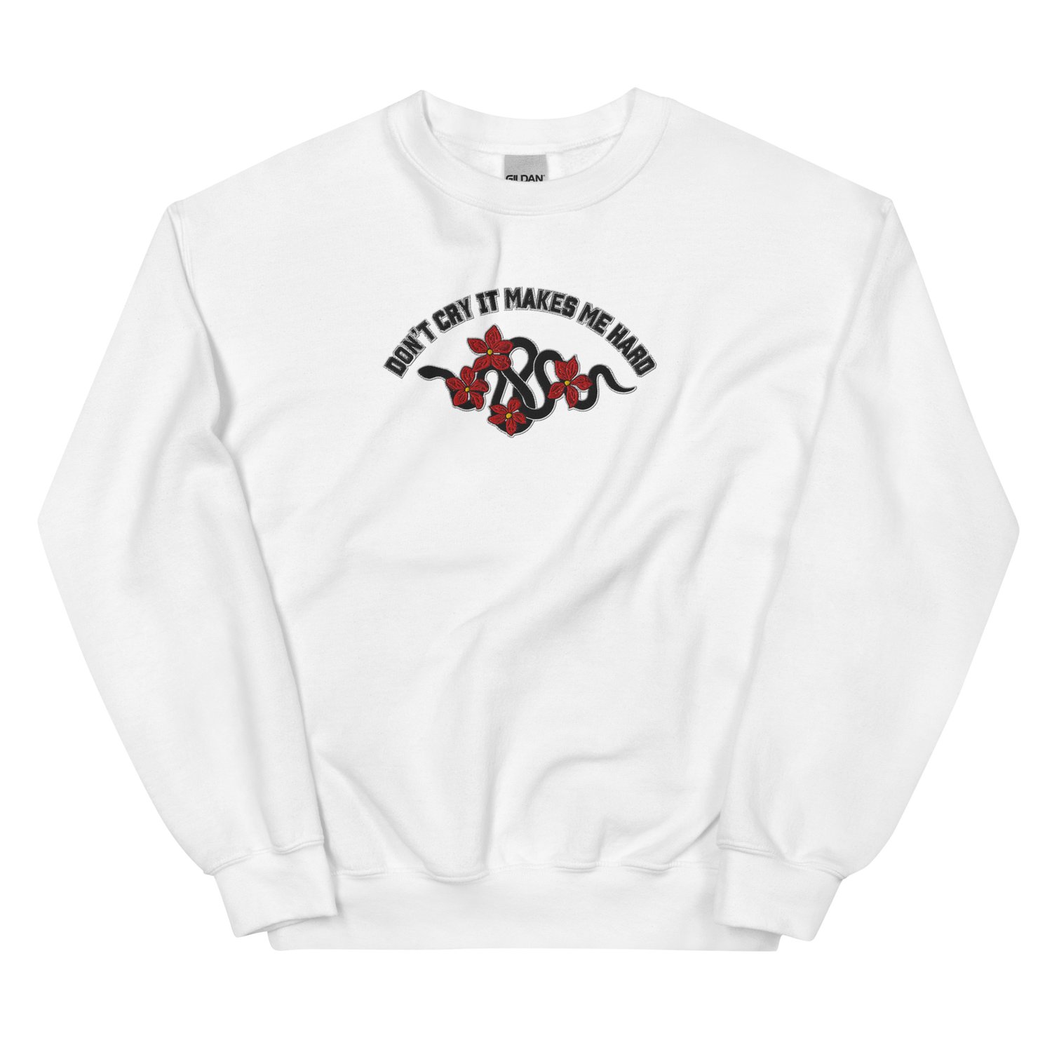 Image of Officially licensed beautiful venom it make's me hard embroidered Unisex Sweatshirt