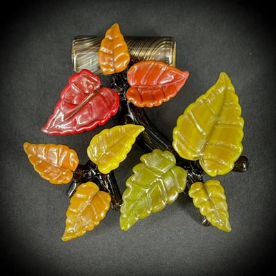 Image of Fall Fades 2025 Leaf Vine Pendant 12