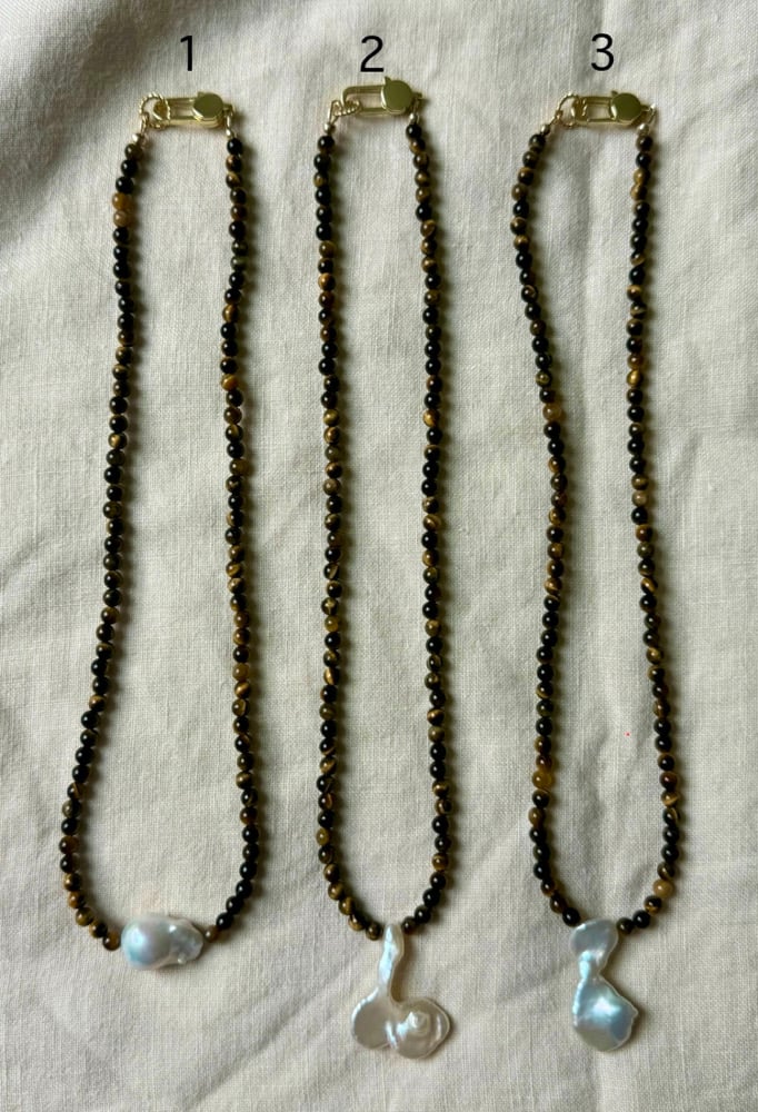 Image of Mini tiger’s eye necklace