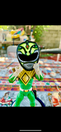 Image 1 of The green ranger helmet