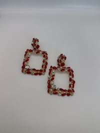 Image 4 of Big crystal earrings 