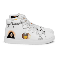 Image 2 of “Yolkjammer” Men’s high top canvas shoes