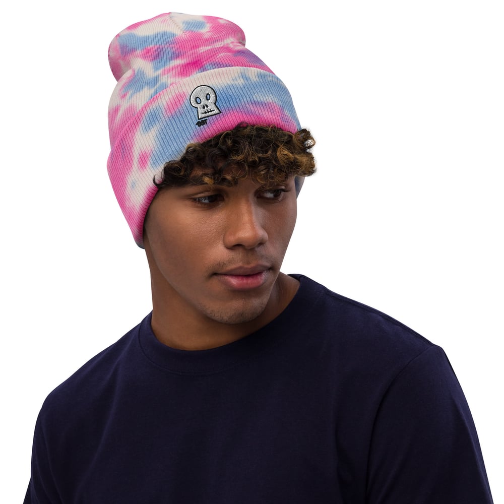 Tart Skull Tie-dye beanie