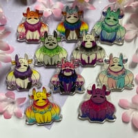 PRIDE - Bunny Moth Pins