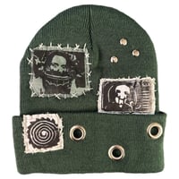 Image 2 of “SAW #1” Custom Punk Beanie