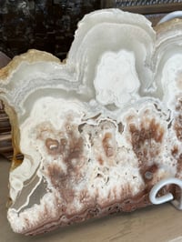 Image 3 of White Aragonite Polished Slab #2125