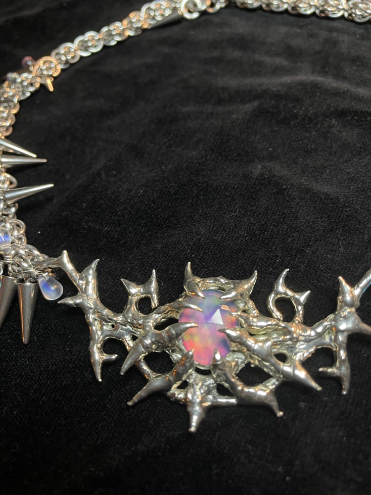 aurora opal necklace (2) Image 3