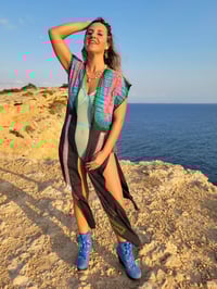 Image 1 of Rainbow Tdye Caftan