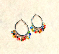 Image 3 of Dangle Hoops 