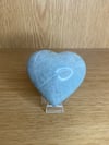 Green moonstone heart 