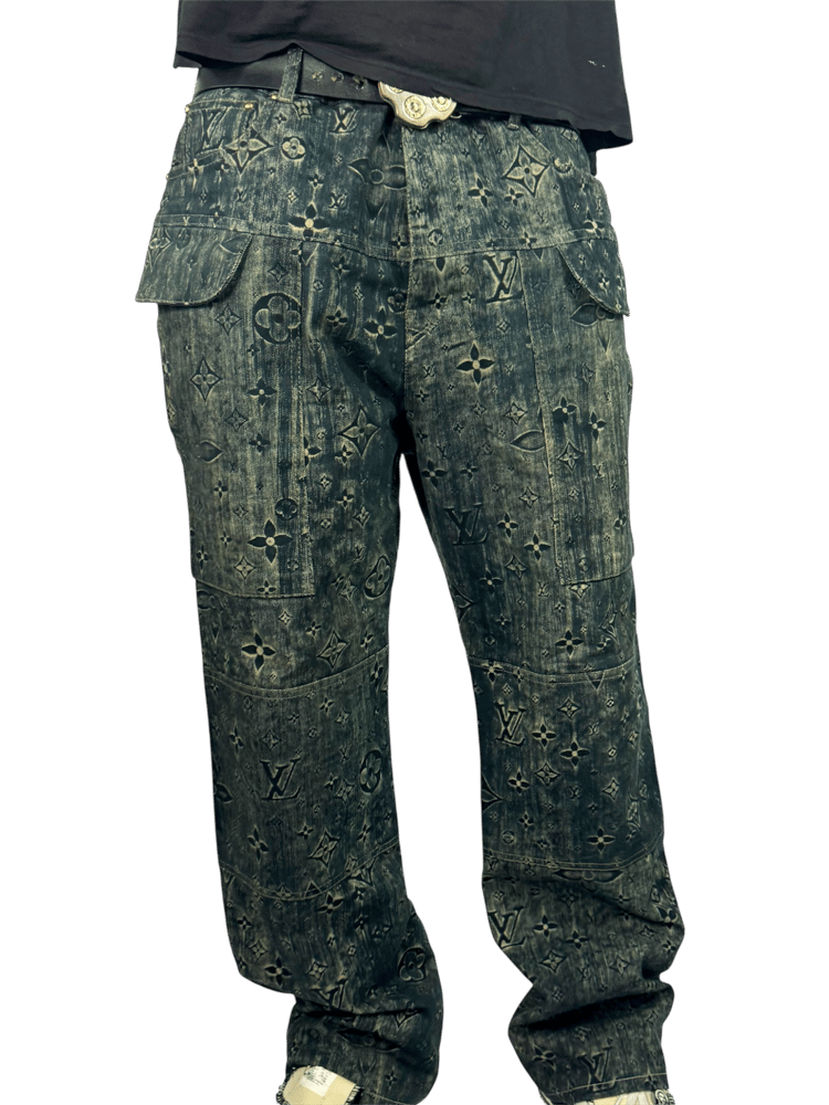 Image of Louis Vuitton SS23 Monogram Tailored Denim