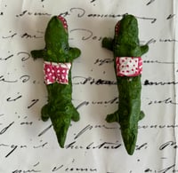 Image 4 of Spun cotton alligator ornament 