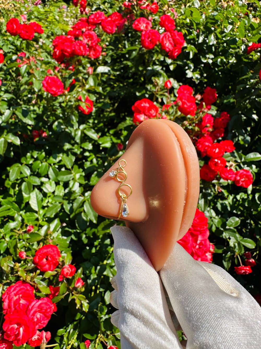 Image of Crystal Swirl Nose Cuffs