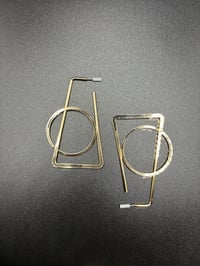 Image 2 of Generic Shape Hoop Earrings 