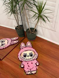 Image 2 of Pink Labubu Rug