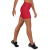 BossFitted Red and Grey Yoga Shorts