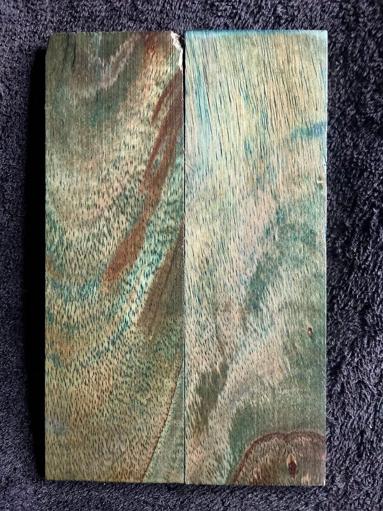 Image of Budget Curly Koa Knife Scales BK-21