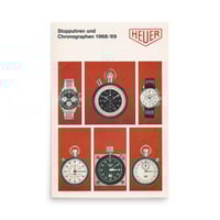 Image 1 of Heuer 1968/69 catalog poster