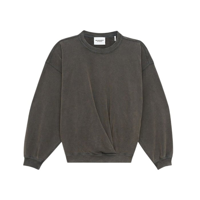 Image of ISABEL MARANT SAURIA SWEATSHIRT FADED BLACK