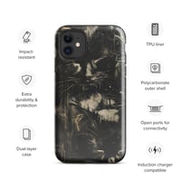 Image 2 of Cuddling Black Cats Goth Inspired Tough Case for iPhone®