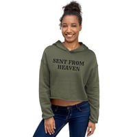 Image 3 of Women/Girls EARTH ANGEL Crop Hoodie