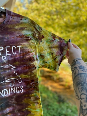 Image of MEDIUM Disrespect Your Surroundings Tie Dye Shirt 2