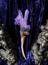 Purple Halo Deer Horn - Wand 