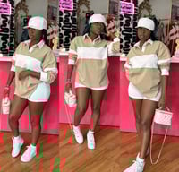 Oversized Biker Short Set