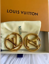 Image 2 of LV Hoop Earrings