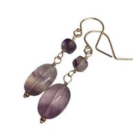 Image 2 of BOUCLES D'OREILLES BRIDGET Fluorite