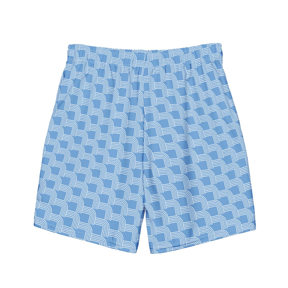 ZEN EXP - “Aquaman” All-Over Print Recycled Swim Trunks