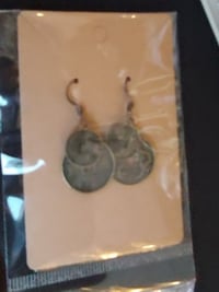 Image 2 of Ancient Chinese Coin Vintage Earrings