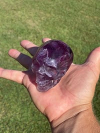 Image 17 of Purple Fluorite Crystal Skull #1884