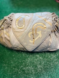 Image 3 of Nina Snake Skin Vintage Nas Large Clutch